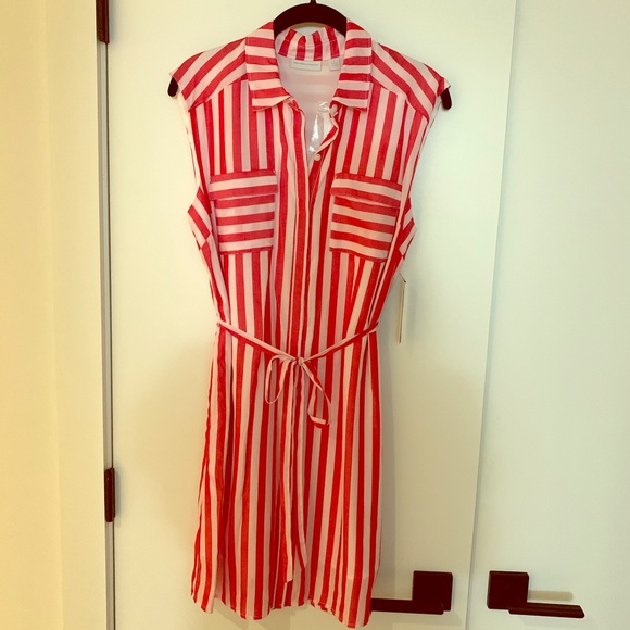 New York & Company Dresses & Skirts - Cute red & white dress 👗